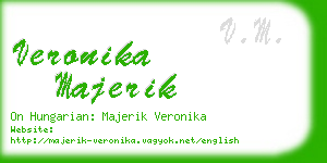 veronika majerik business card